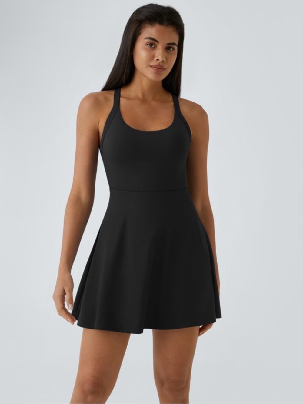 Halara SoftlyZero™ Airy Backless Twisted
Flare Low Support Dance Active Dres...